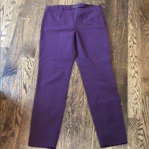 Purple Theory straight cropped pant